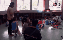 ชุลมุนเปิดเทอมวันแรก เด็กเล็กร้องไห้งอแง