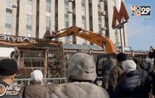 ทำลายร้านแผงลอยผิดกฎหมายในกรุงมอสโก รัสเซีย