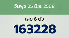 หวยลาว งวดวันพุธ 25 มิถุนายน 2568