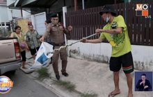 หนีแทบไม่ทัน เด็กชายเผชิญหน้างูเห่าในครัว