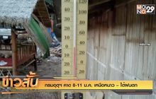 กรมอุตุฯ คาด 8-11 ม.ค. เหนือหนาว – ใต้ฝนตก