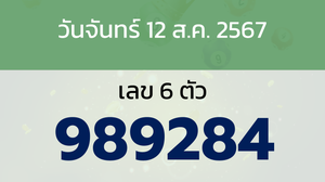 หวยลาว งวดวันจันทร์ 12 สิงหาคม 2567