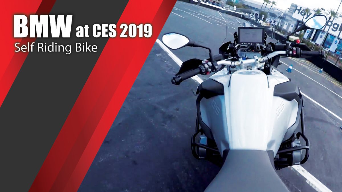BMW at CES 2019 - Self Riding Bike