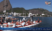 แล่นเรือประท้วงเหตุน้ำเสียในบราซิล