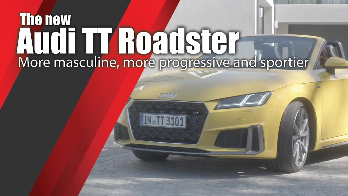 More masculine, more progressive and sportier - The new Audi TT Roadster