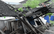 บ้านไม้ จ.ตราดถล่ม บาดเจ็บ 1 ราย