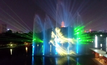 ​การแสดงม่านน้ำประกอบแสงสีเสียงในจีน