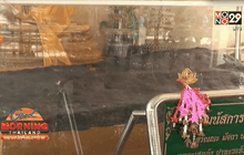 รอยพระพุทธบาทโผล่กลางแม่น้ำโขง