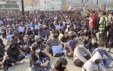 ชาวฮ่องกงชุมนุมสนับสนุนชาวอุยกูร์ในจีน