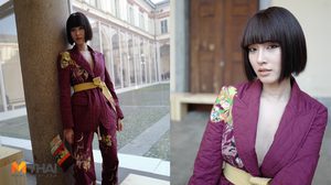 เจแปนนิสสไตล์ ปอย ตรีชฎา เล่นใหญ่ จัดผมบ๊อบสั้น มิลานแฟชั่นวีค 2019