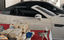 รวบขบวนการใช้รถยนต์หรูขนยาบ้า