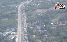 รอง ผบ.ตร.บินตรวจการจราจรถนนสาย 304