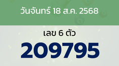 หวยลาว งวดวันจันทร์ 18 สิงหาคม 2568
