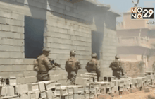 กองกำลังชาวเคิร์ดเผาหมู่บ้านอาหรับ