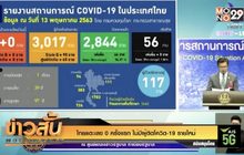ไทยแตะเลข 0 ครั้งแรก ไม่มีผู้ติดโควิด-19 รายใหม่