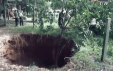 พบหลุมดินยุบขนาดใหญ่ จ.น่าน