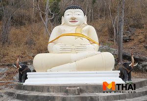 ขอพรโชคลาภ พระสังกัจจายนะ วัดเขากำแพง วัดโบราณ สุพรรณบุรี