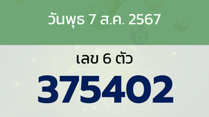 หวยลาว งวดวันพุธ 7 สิงหาคม 2567