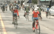 “สมุทรปราการ” ซ้อมกิจกรรมปั่นเพื่อแม่