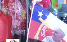 ชาวชิลีเตรียมต้อนรับ-แห่ซื้อสินค้าโป๊ปฟรานซิส
