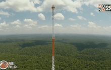 หอคอยตรวจสภาพอากาศกลางป่าอเมซอน