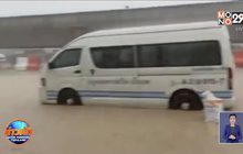 ชาวบ่อวินวอน เร่งแก้ปัญหาถนนสูง น้ำท่วมไหลเข้าบ้าน