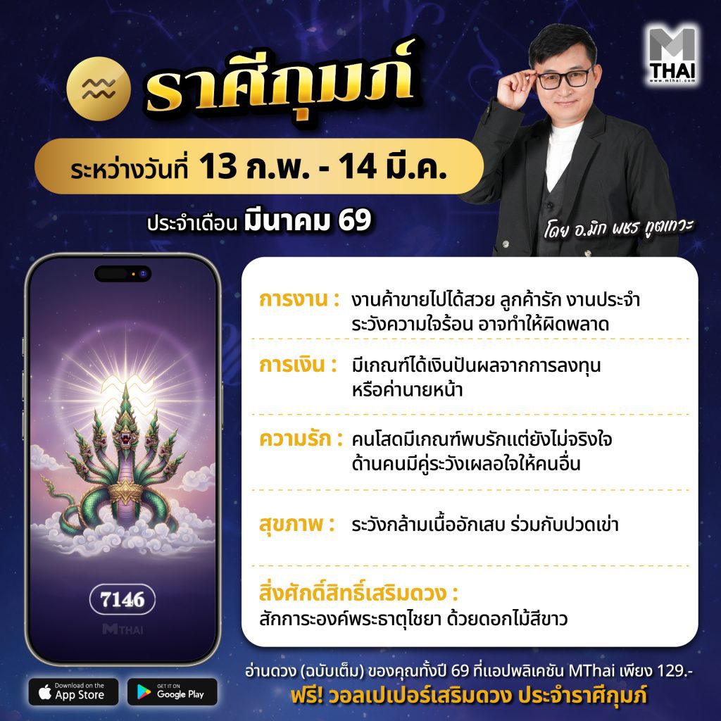 ดวงชะตาราศีกุมภ์