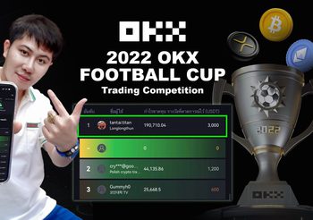 ‘แทนไท’ คว้าแชมป์แข่งเทรดคริปโตระดับโลก บนเว็บเทรด OKX ทำกำไรสูงสุดกว่า 6.6 ล้านบาท