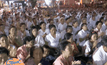บรรยากาศเวียนเทียนวันมาฆบูชา