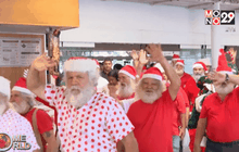 ฉลองจบหลักสูตรซานตาคลอส