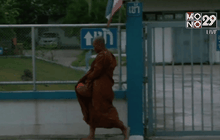 อากาศหนาวกระทบพระสงฆ์