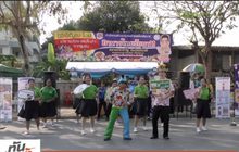 โชว์เต้นปานามา เปิดกิจกรรม “นายอำเภอชวนชิม”