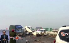 รถชนกัน 27 คันในจีน เหตุหมอกลงจัด