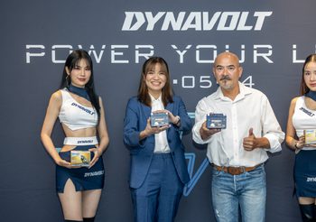 DYNAVOLT POWER YOUR LIFE ครั้งแรกในไทยกับงานเปิดตัวแบตเตอรี่มอเตอร์ไซค์ ไดนาโวลต์ นาโนเจล เทคโนโลยี 1 เดียวในโลก