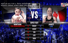 คู่ที่ 8 Super Fight (มวยหญิง) : น้ำตาล พ. เมืองเพชร VS เจนิซ ลิน