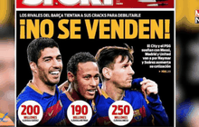 บาร์ซ่าปักป้ายฉีกสัญญา MSN 2.5 หมื่นล้าน