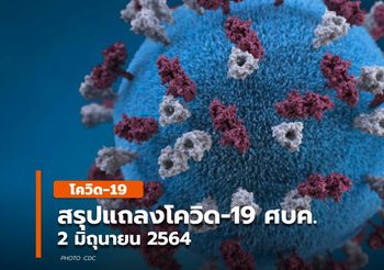 สรุปแถลงโควิด-19 โดย ศบค. วันนี้ – 2 มิ.ย.