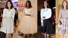 สวยหวานแบบนางเอกกับ กระโปรงทรงสุ่ม แมทช์กับเสื้ออะไรดีให้เป๊ะ!!!