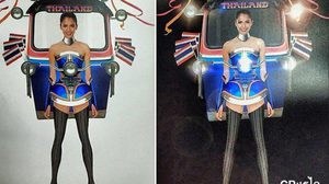 ตุ๊กตุ๊กไทยแลนด์ ชุดประจำชาติไทย บนเวทีมิสยูนิเวิร์ส 2015 มาแล้วจ้า