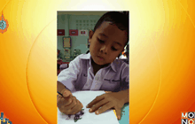 ทึ่ง! เด็กอนุบาลโชว์ฝีมือวาดภาพขั้นเทพ