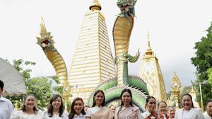 “หมอดูต๊อกแต๊ก เอ4” ชวน “น้ำตาล ชลิตา” เสริมความปังบวงสรวงพญานาคศรีสุทโธ