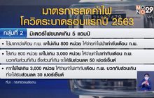 เทียบมาตรการลดค่าไฟโควิดรอบแรก