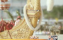จัดสร้างพวงมาลัยคล้องเรือพระที่นั่งสุพรรณหงส์