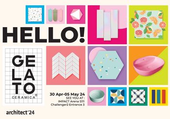 เปิดประสบการณ์ความสนุกกับ Gelato Ceramica กระเบื้องและห้องน้ำดีไซน์สำหรับคนรุ่นใหม่ ที่งานสถาปนิก’67 : ASA EXPO