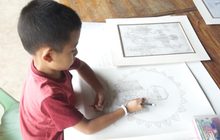 “น้องไอซ์” วาดภาพ พระบรมสาทิสลักษณ์ แสดงความอาลัย