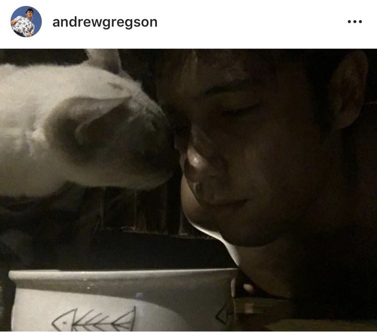 แอนดริว กับแมวสุดที่รัก