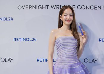 “โบว์ เมลดา” ชวนเปิดประสบการณ์ “เอา Olay มาวง” นวัตกรรมใหม่ปากกาม่วงเก็บรอยลึก OLAY OVERNIGHT WRINKLE CONCENTRATE