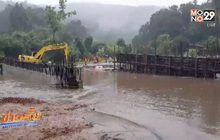 น้ำป่าซัดทางหลวงเชียงใหม่-เชียงราย ขาด 5 จุด