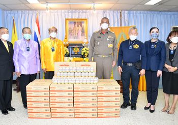 มูลนิธิราชประชานุเคราะห์ฯ รับมอบ GODTELLA เครื่องดื่มสมุนไพร สู้โควิด-19