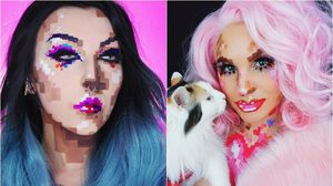 มันก็จะล้ำหน่อยๆ เทรนด์การแต่งหน้าพิกเซล 8 บิต หน้าไม่เละก็หลอนได้!!!